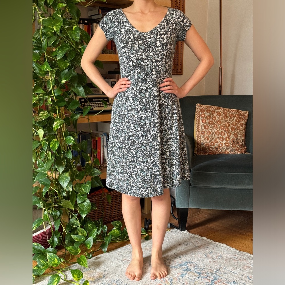 Pact floral organic cotton summer dress size XS